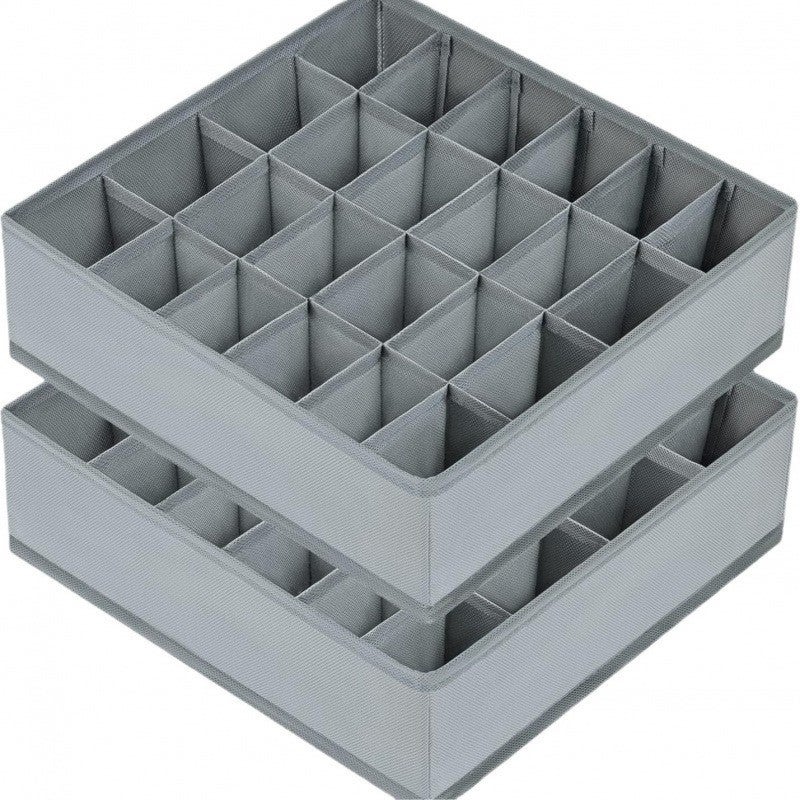 Pure Fabric Underwear Storage Box – Drawer-Style Organizer with Compartments for Socks - Image 2
